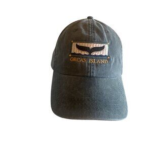 NWOT Orcas Island Whale Embroidered Adjustable Baseball Cap